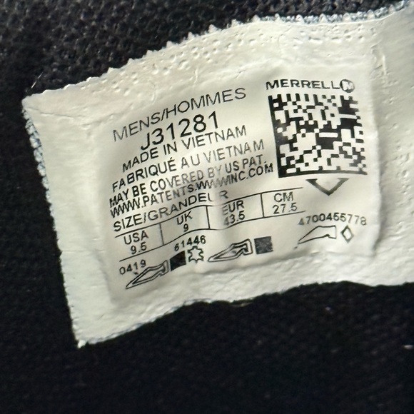 Merrell Men's Yokota 2 Tan and Black Walking Hiking Shoes Boots - Picture 6 of 8